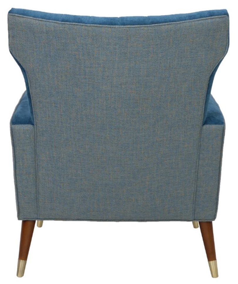Product photograph of Mindy Brownes Helena Blue Vintage Armchair Chair from Choice Furniture Superstore.